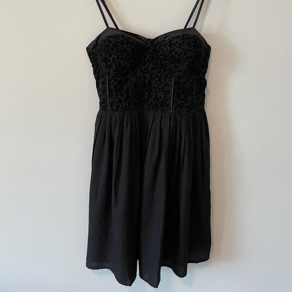 Band of Gypsies Dresses & Skirts - Band Of Gypsies Velvet Corset Dress